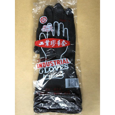 雙一牌工業用膠手套 - 黑色 HS-T-004-B 雙一牌工業用膠手套 - 黑色 HS-T-004-B